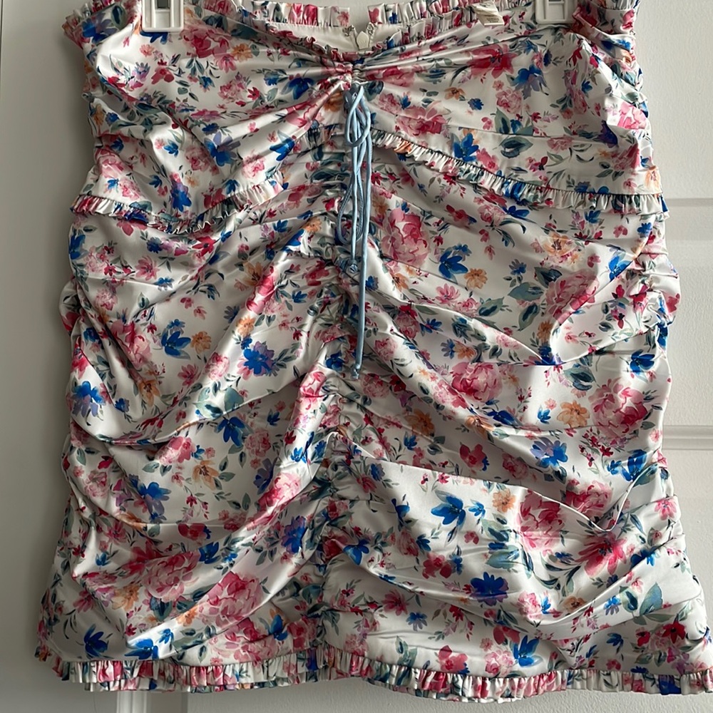 For Love And Lemons Ruched Skirt